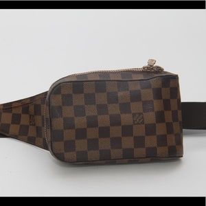 AUTHENTIC LOUIS VUITTON DAMIER EBENE GERONIMOS BAG